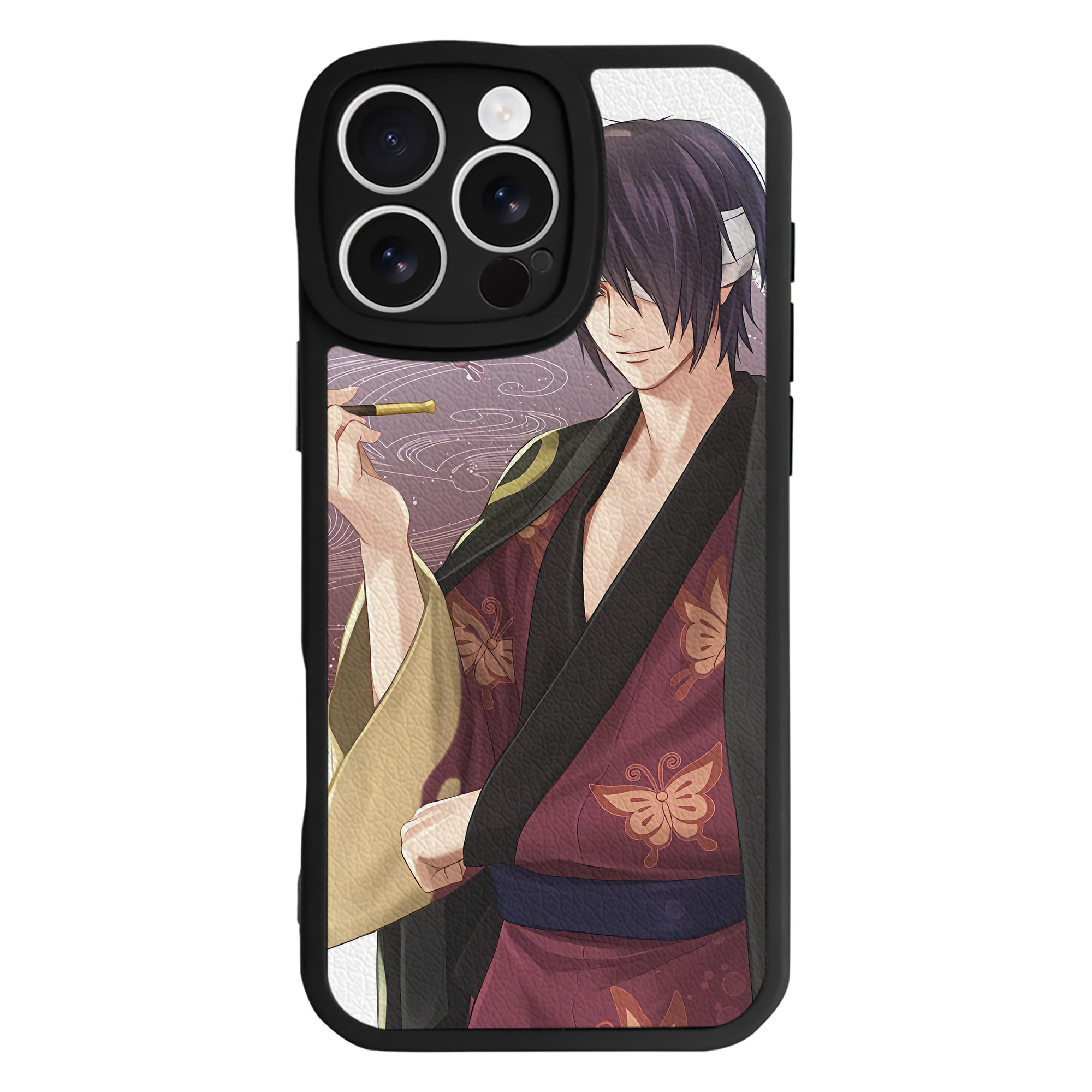 （画像用） 刀剣乱舞 Touken Ranbu 【iPhone 16シリーズ対応】シリコンスマホケース（レザー調） 材質：シリコン